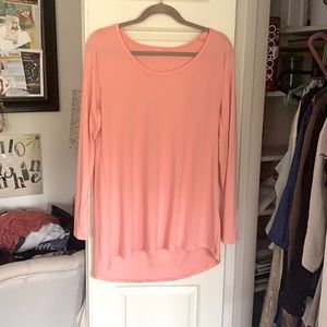 Never Worn LulaRoe Long Sleeve Pink Blouse